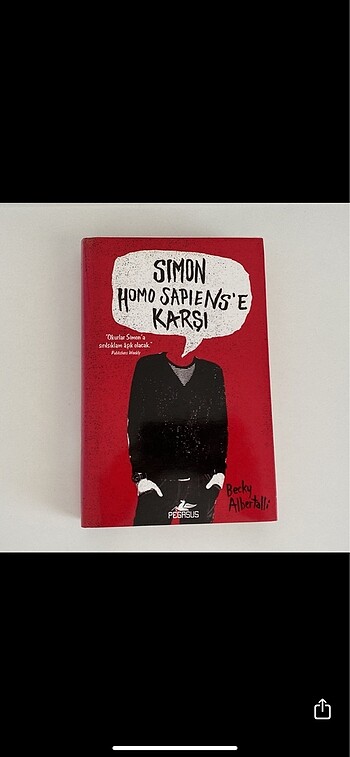 Simon homo sapiens?e karşı ciltli kitap