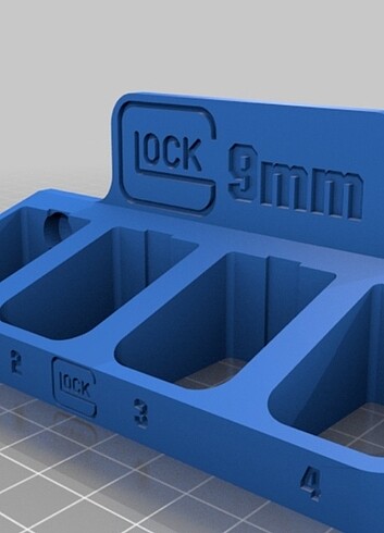 Glock Mag Duvar Rafı