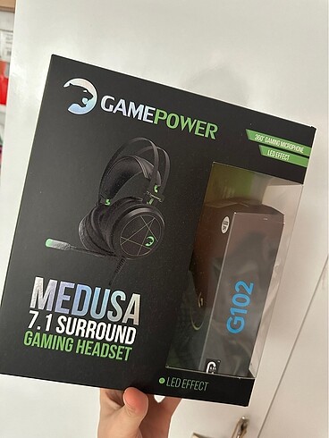 7.1 Gaming kulaklık gamepower medusa rgb FIRSAT