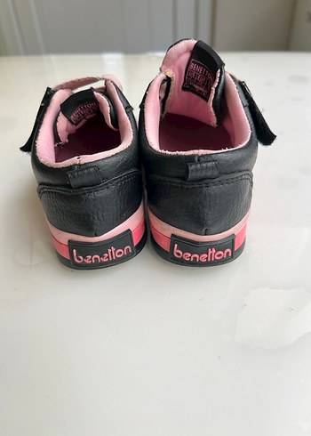 Kız Çocuk Siyah-Pembe Cırtlı Spor Ayakkabı - Görsel 2