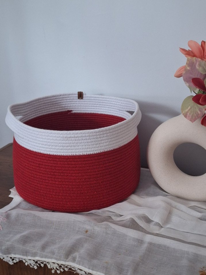 Kırmızı Saklama Sepeti - Görsel 2