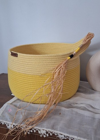 Sarı Saklama Sepeti - Görsel 3