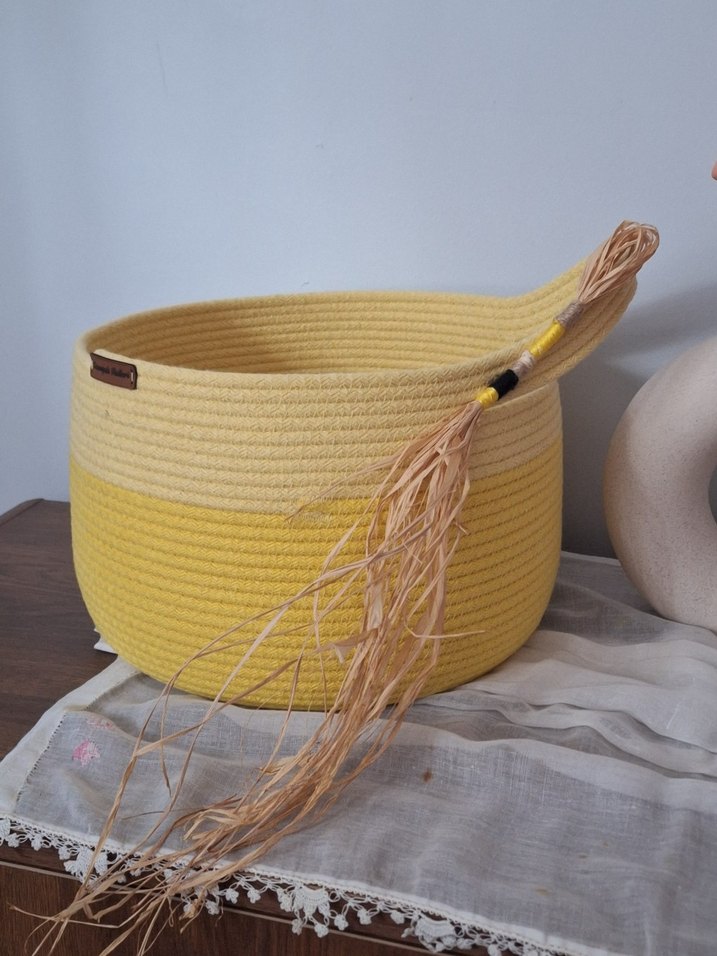 Sarı Saklama Sepeti - Görsel 3