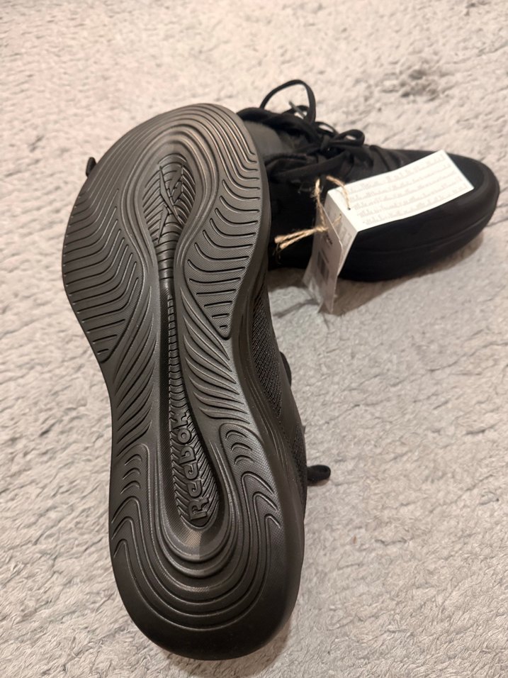 Siyah Bağcıklı Stiletto Topuklu Kadın Spor Ayakkabı - Görsel 3