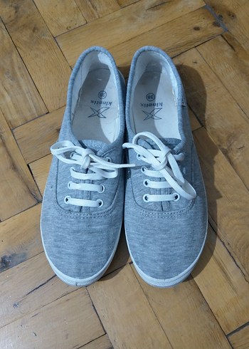 Gri Denim Kadın Günlük Spor Ayakkabı