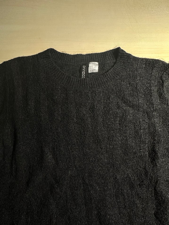 Antrasit Triko Kadın Kazak - Görsel 3