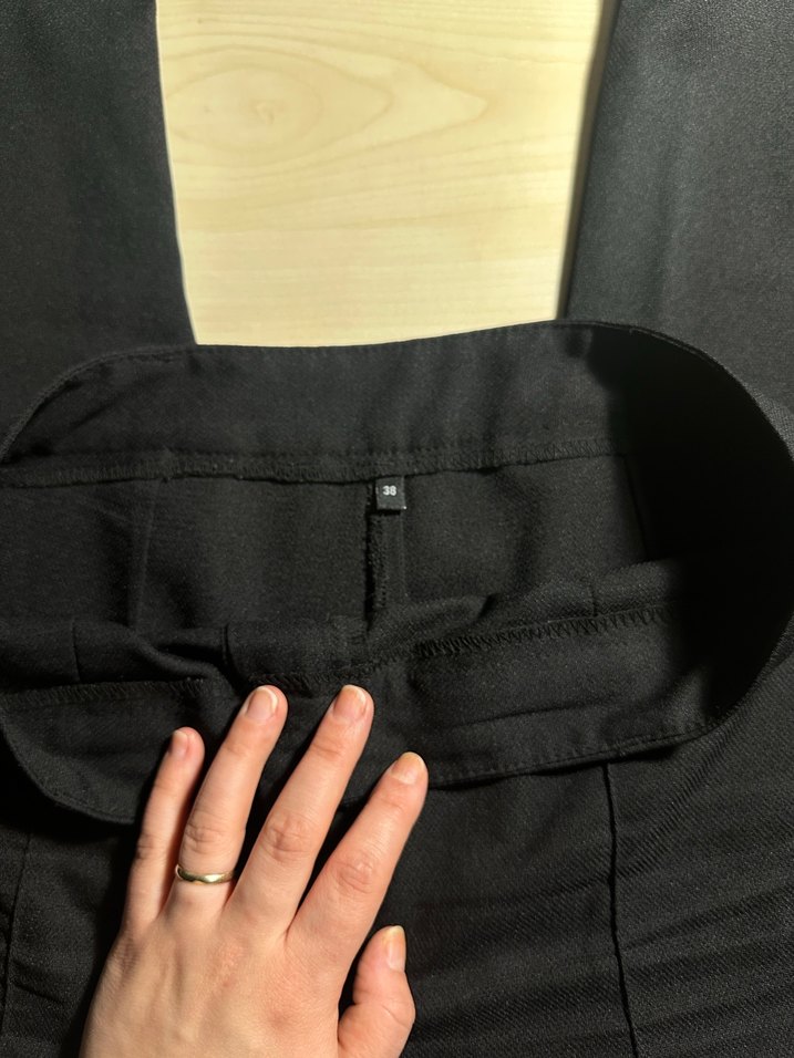 Siyah Kumaş Pantolon - Görsel 3