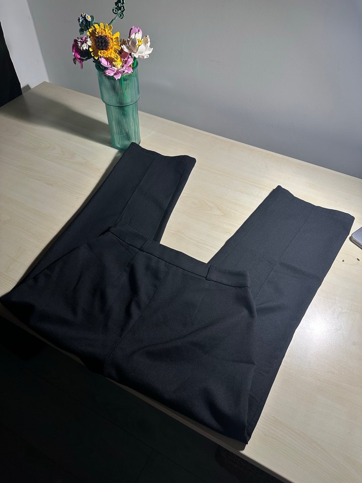 Siyah Kumaş Pantolon - Görsel 2