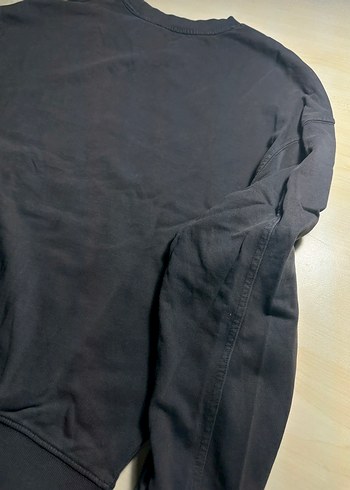 Gri Oversize Sweatshirt - Görsel 4