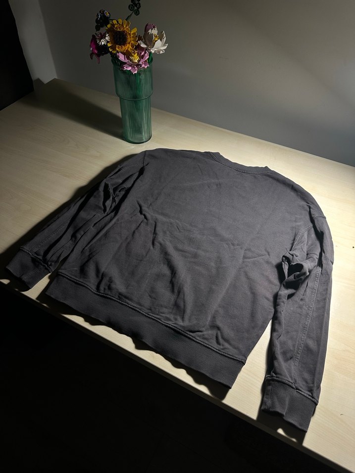 Gri Oversize Sweatshirt - Görsel 2