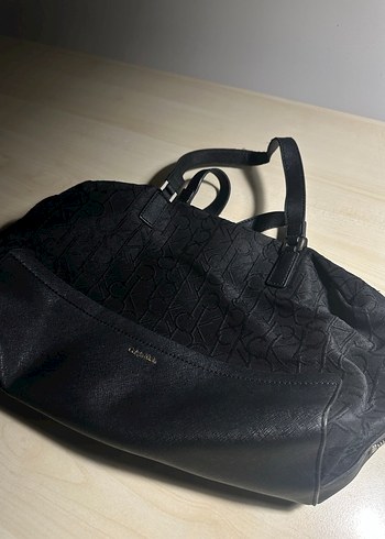Vintage Calvin Klein Siyah Çanta - Görsel 2