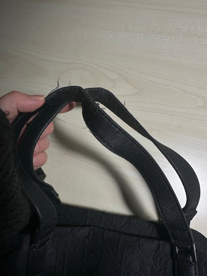 Vintage Calvin Klein Siyah Çanta - Görsel 5