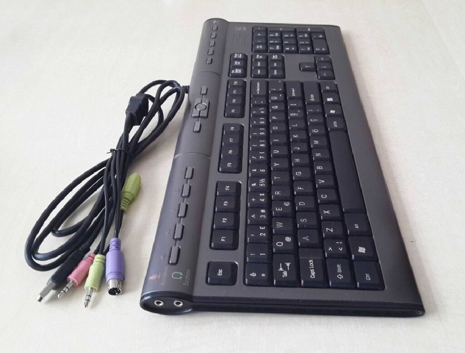 A4 Tech KL-7MU PS/2 Q-Tr Multimedya Klavye - Görsel 3