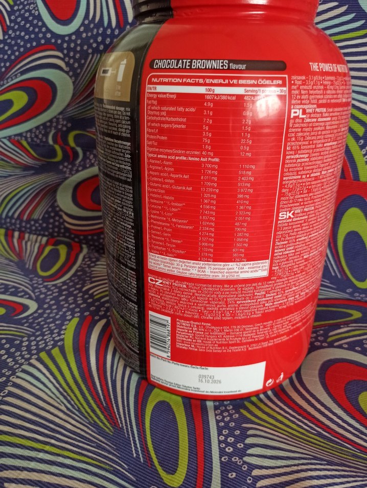 Nutrend Whey Protein Tozu 2250gr - Görsel 3