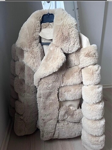 Kürklü manto kaban - Görsel 4