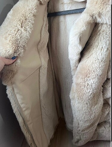 Kürklü manto kaban - Görsel 6