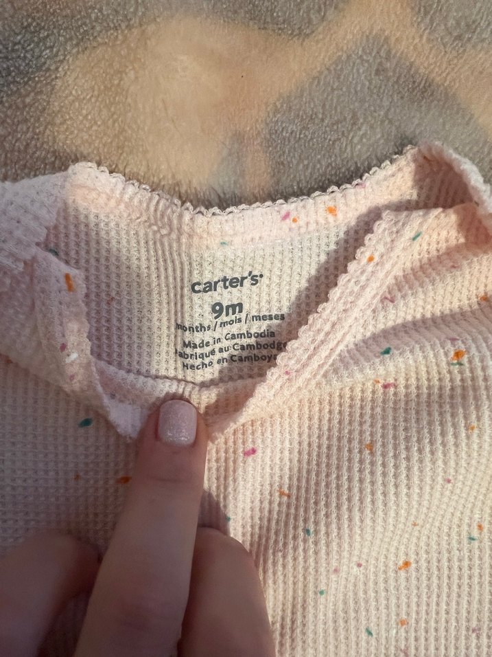 Renkli Nakışlı Örgü Bebek Kız Takımı - Görsel 2