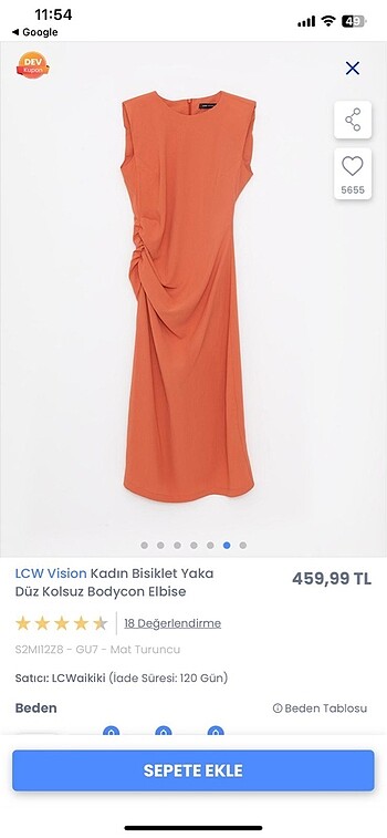 38 Beden Elbise