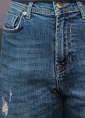 33 Beden mavi Renk Kot pantolon liralı denimco