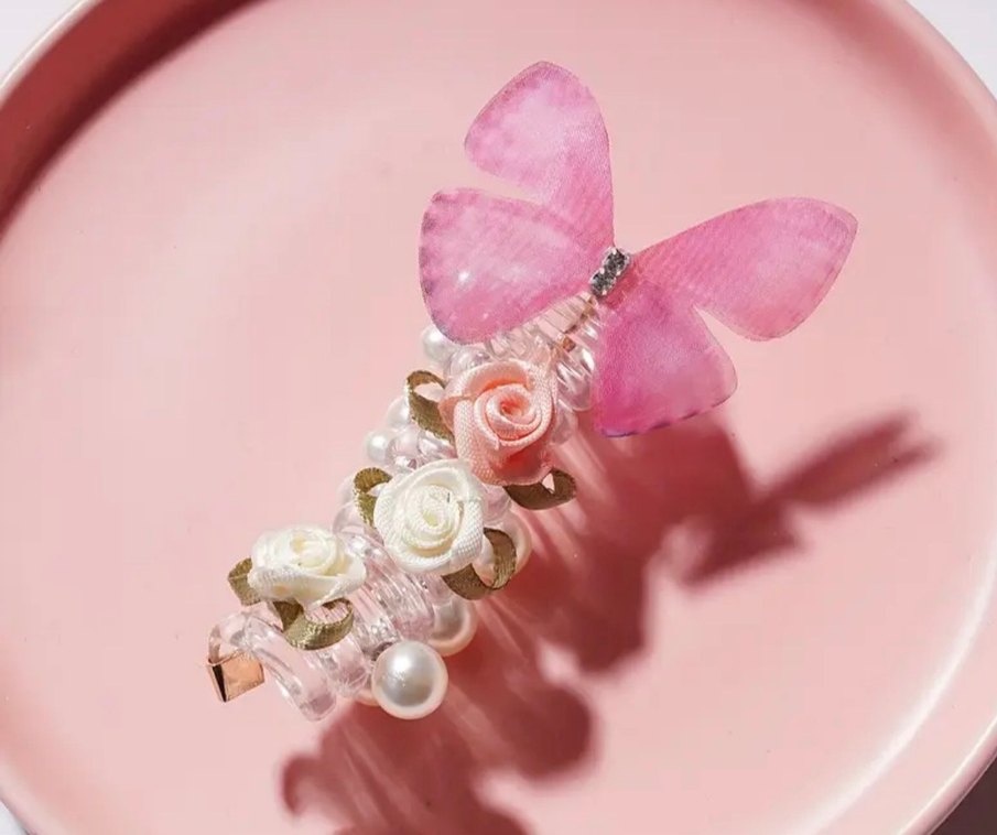 Mavi Boncuklu Bohem Kadın Saç Aksesuarı - Görsel 2