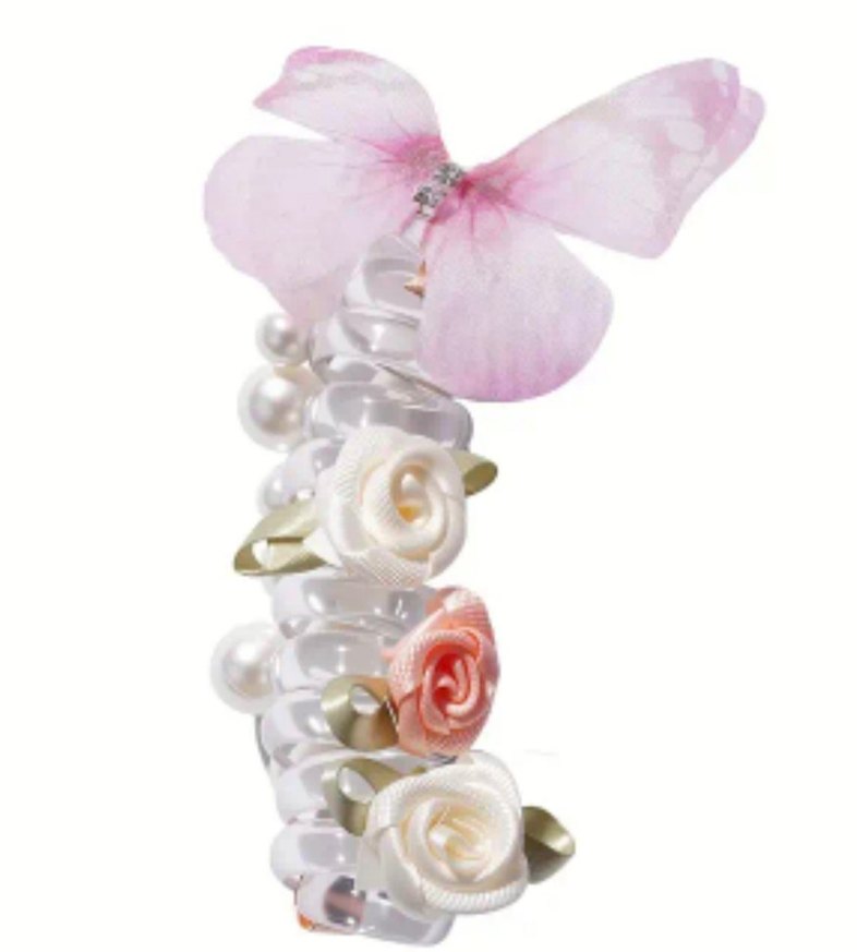 Mavi Boncuklu Bohem Kadın Saç Aksesuarı - Görsel 4