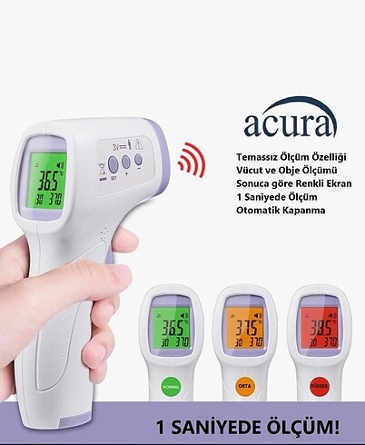 ACURA DİJİTAL TEMASSIZ ATEŞ ÖLÇER