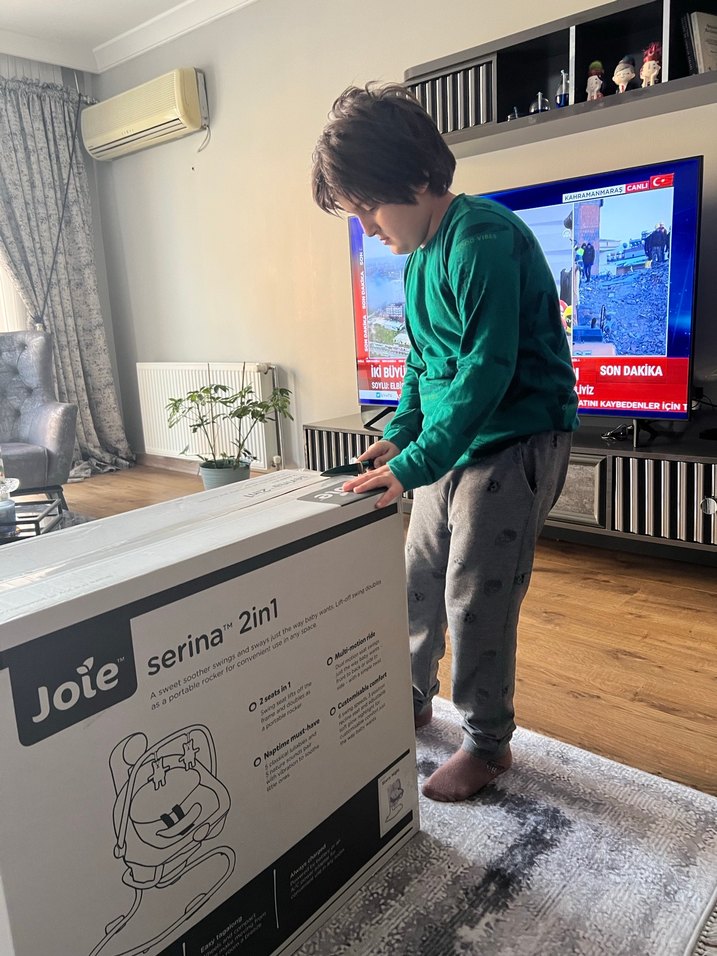 JOİE SERİNA in 1 Gri Ana Kucağı ve Salıncak - Görsel 2