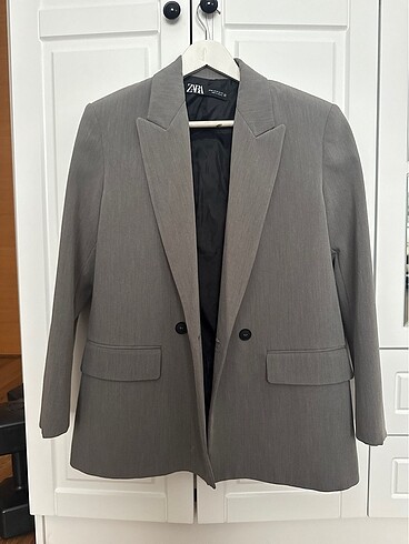 xs Beden Zara Gri Blazer Ceket