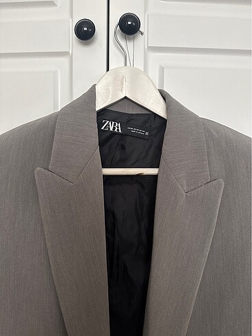 Zara Zara Gri Blazer Ceket