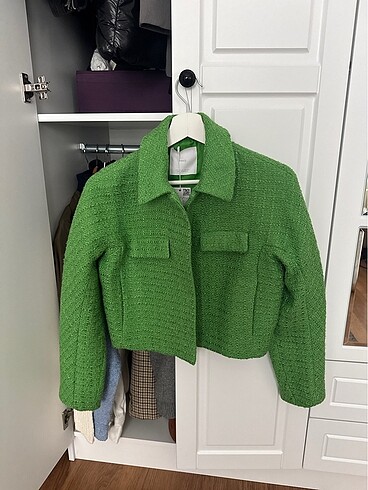 Yeşil Mango Crop Ceket