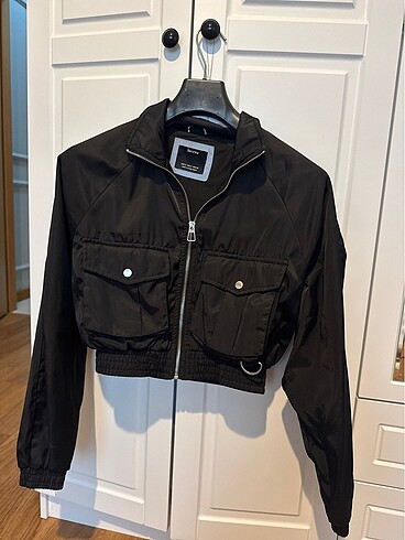 Siyah Zara Crop Ceket