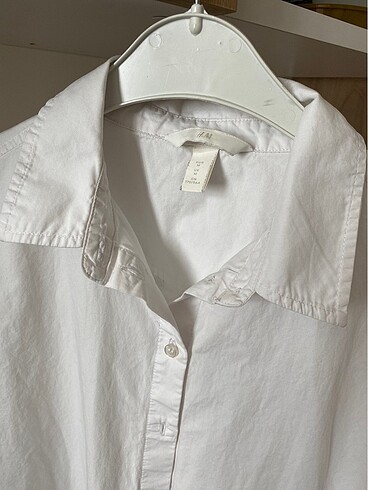 H&M oversize beyaz gömlek