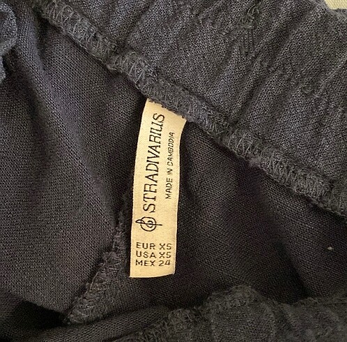 xs Beden stradivarius keten sort