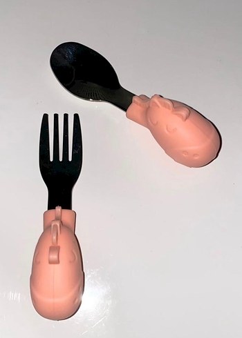  Beden Pembe Çocuk Çatal Kaşık Seti