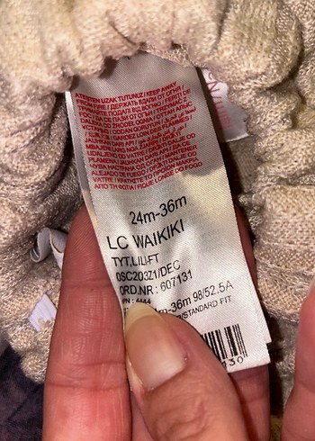 LC Waikiki 3 adet kız çocuk Pantolonlar