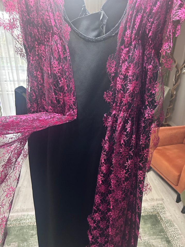 Pembe detay elbise - Görsel 2