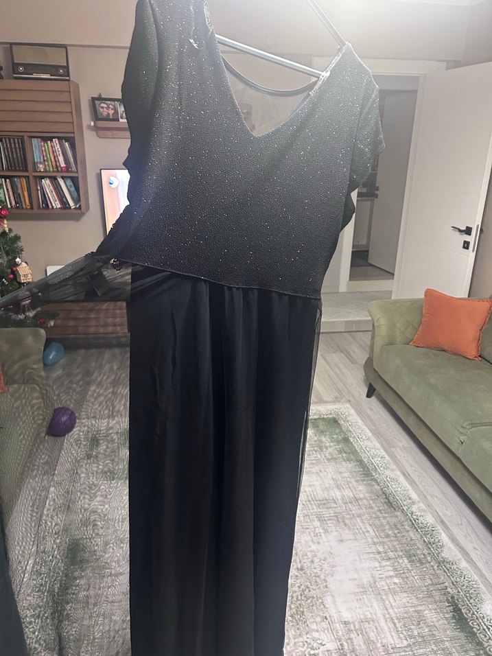 Dantel detay Elbise - Görsel 4