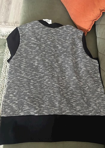 Düğmeli Gri Kadın Ceket - Görsel 4