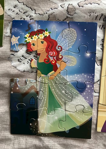 Çocuklar için Renkli 4 Parçalı Puzzle Seti - Görsel 5