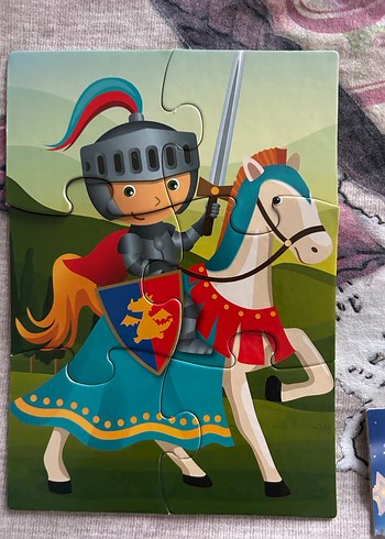 Çocuklar için Renkli 4 Parçalı Puzzle Seti - Görsel 2