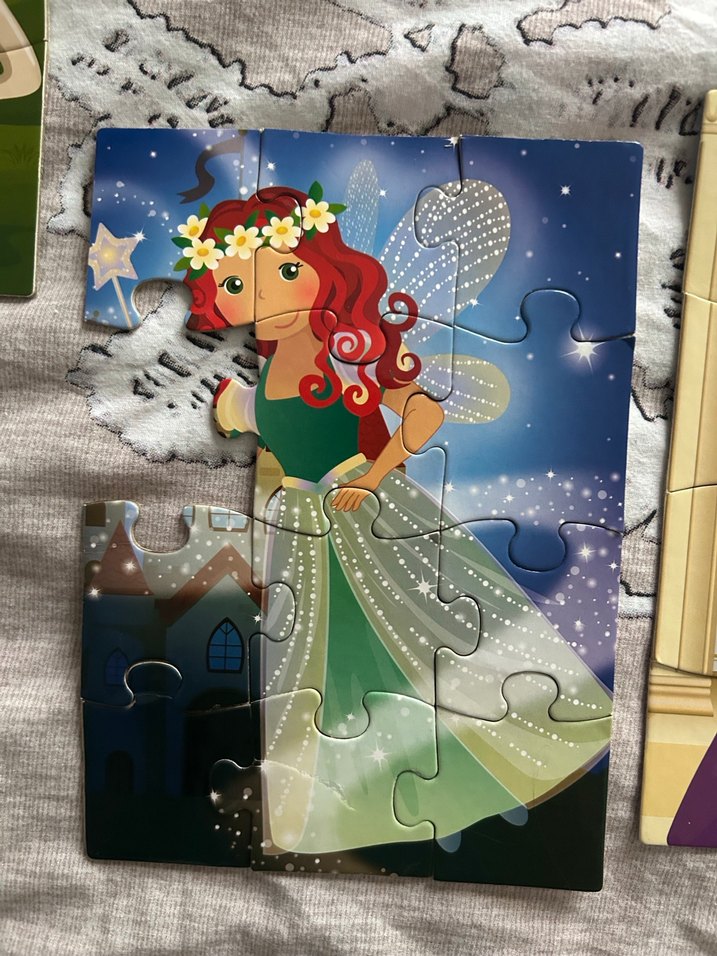 Çocuklar için Renkli 4 Parçalı Puzzle Seti - Görsel 5