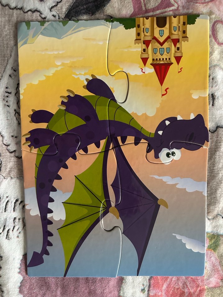 Çocuklar için Renkli 4 Parçalı Puzzle Seti - Görsel 3