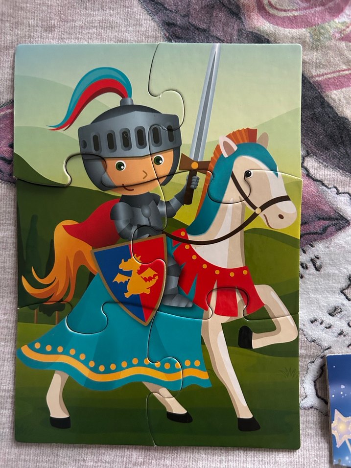 Çocuklar için Renkli 4 Parçalı Puzzle Seti - Görsel 2