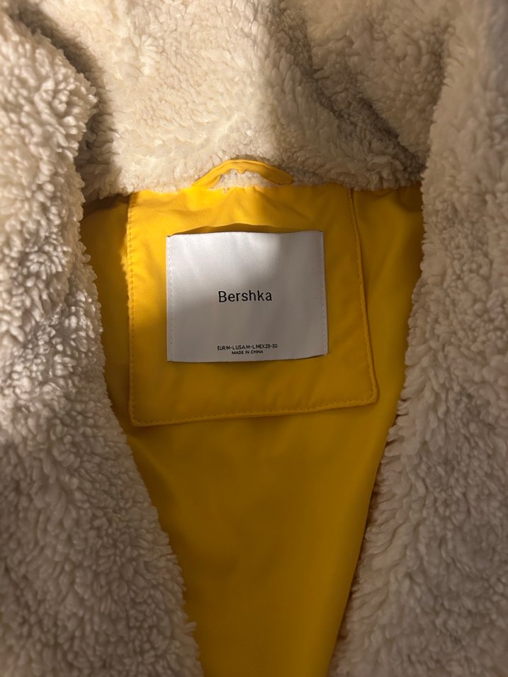 Sarı Kürklü Kadın Kışlık Mont - Görsel 2