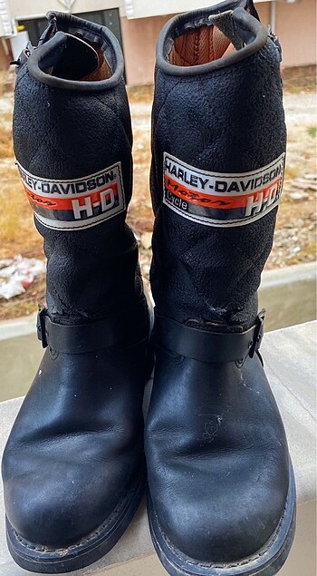 Harley Davidson HARLEY DAVIDSON Black Deri Kadın Bot
