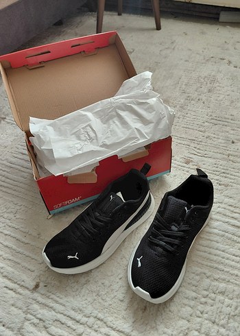 PUMA ORİGİNAL 0 KAPALI KUTU SİYAH BEYAZ 38.5 AYAKKABI. - Görsel 2