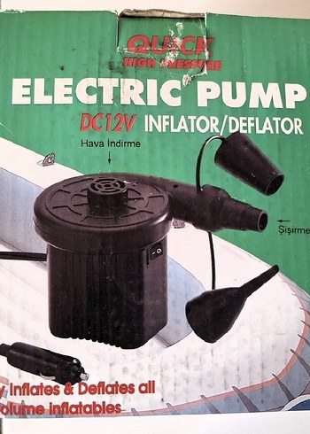 ÇAKMAKLIK GİRİŞLİ HAVA KOMPRESÖR SETİ 12V ARAÇ İÇİ
