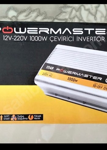 Powermaster PM-11149 12V 1000W Modified Sinus İnverter