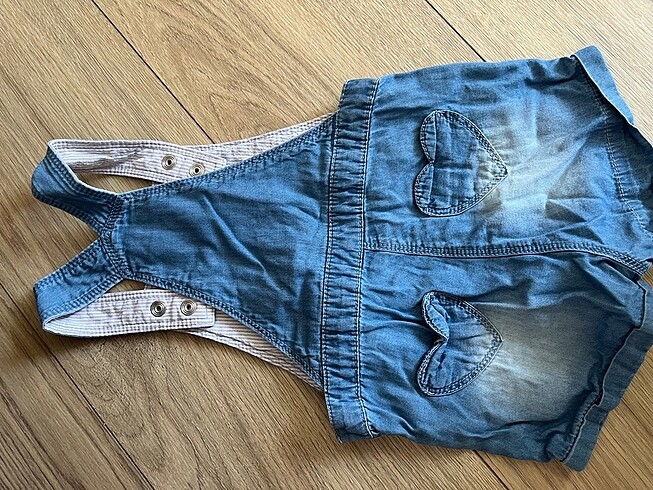 1 Yaş Beden Kız bebek jean salopet