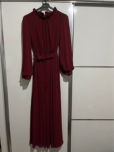 Abiye Bordo elbise